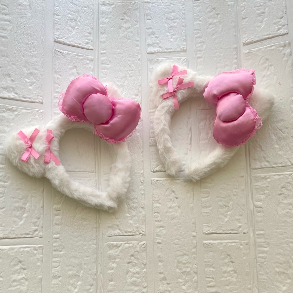 Hello Kitty Girls Ears Headbands Set of 2